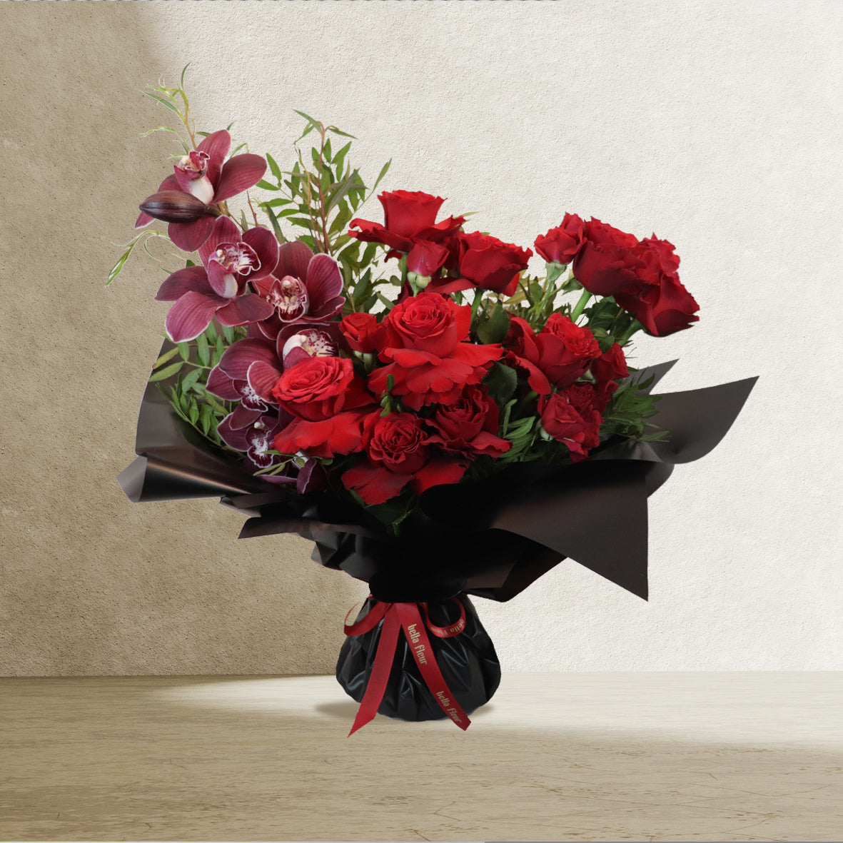 Amore Bouquet β Bold Elegance in Red