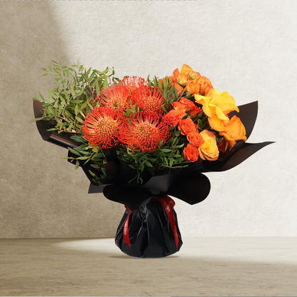 Amber Bouquet - A Radiant Symphony of Color