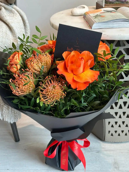 Amber Bouquet - A Radiant Symphony of Color