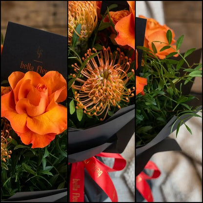 Amber Bouquet - A Radiant Symphony of Color
