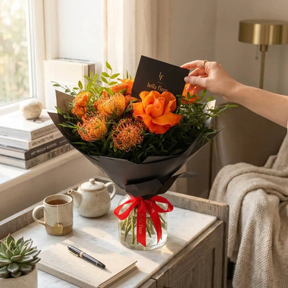 Amber Bouquet - A Radiant Symphony of Color