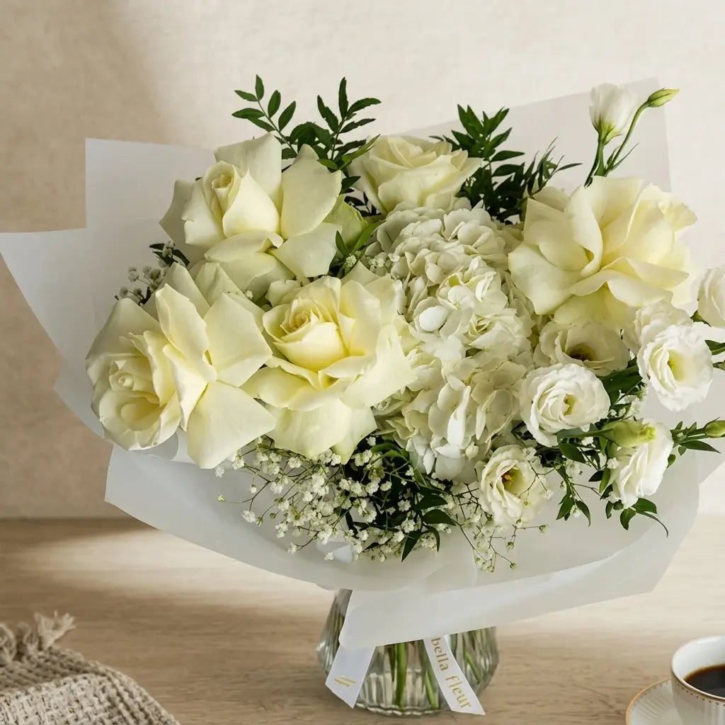 Fenella Bouquet - A Pure Symphony of White Elegance