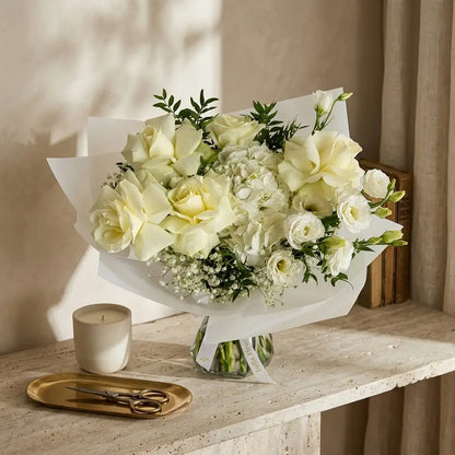 Fenella Bouquet - A Pure Symphony of White Elegance